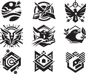 Iconic logos used in gfx