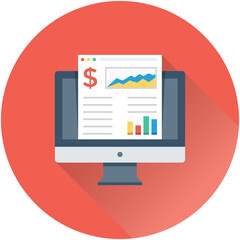 Analytics Vector Icon 