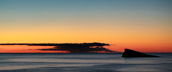 Amanecer en Benidorm enero 2018