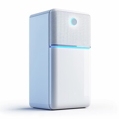 Smart refrigerator air purifier isolated on white background