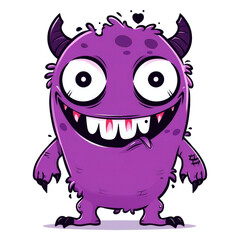 Fototapeta premium .Horror monster creature design . Scary monster game character for your project