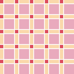 Colorful, vintage, modern, and retro style striped check pattern background illustration. Pattern graphic used for wallpaper, tile, fabric, textile, interior.