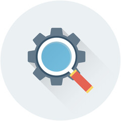 Search Settings Vector Icon