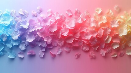 Fototapeta premium Rose petals background