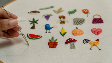 Crafting Beauty: Hand-Working Embroidery Patterns with Embroidery Hoop