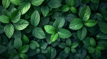 Fototapeta na wymiar green foliage leaves wallpaper background