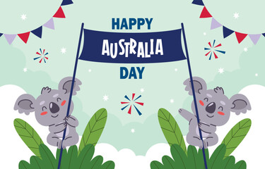 Happy Australia Day Background