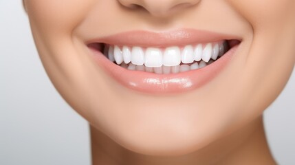 Radiant Smile of a Young Woman after Teeth Whitening Procedure | Dental Health and Oral Care