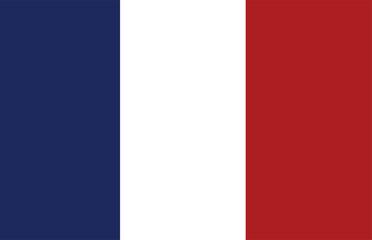 France flag, National flag of France, vector, illustration