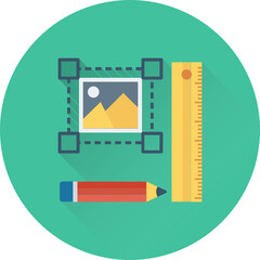 Design Tools Vector Icon 