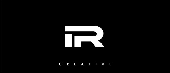 IR Letter Initial Logo Design Template Vector Illustration