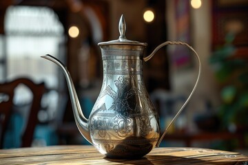 A dallah is a pot for Arabic coffee making with a spout