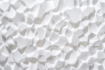Fototapeta premium Abstract white background with polystyrene foam texture