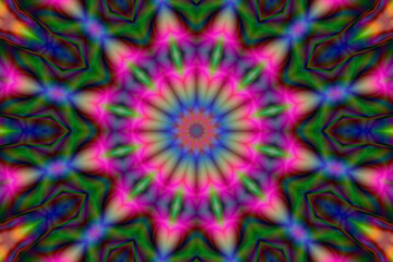 Fototapeta na wymiar psychedelic background. bright colorful patterns. Abstract kaleidoscope pattern. pattern for design. 