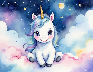 Obraz na płótnie Canvas fairy tale unicorn