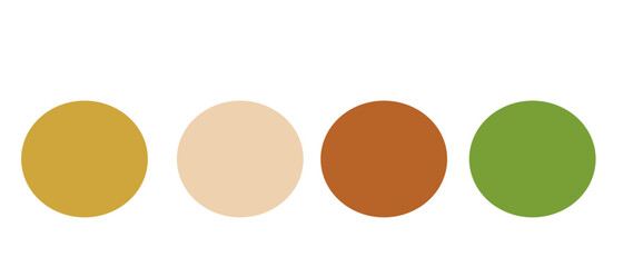 four colored circles on a white background