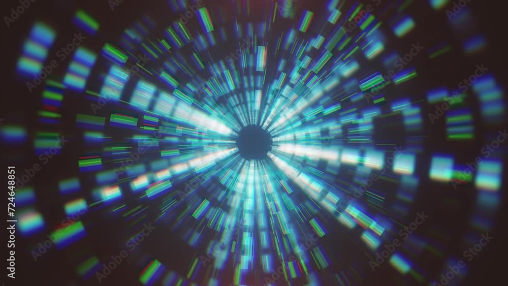 Poster abstract hud iris technology background/ 4k animation of an abstract wallpaper background with hud i
