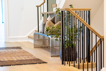 modern residential staircase details