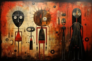 Reflection of internal forces: art in the struggle with oneself