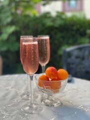 glass of champagne