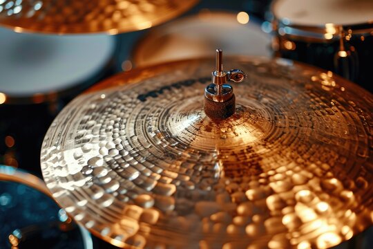 Cymbals in a drum kit are percussion instruments
