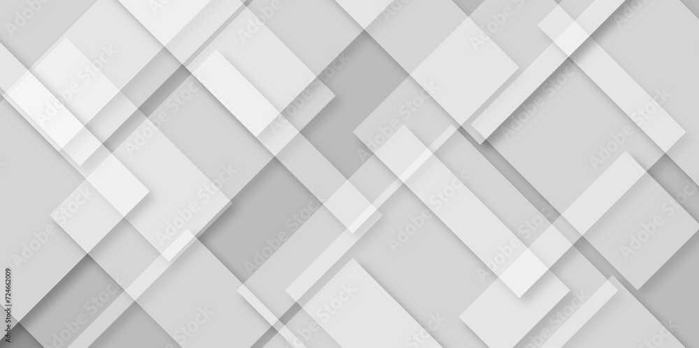 Poster abstract geometric white and silver grey seamless dynamic minimalistic elegant background. business 