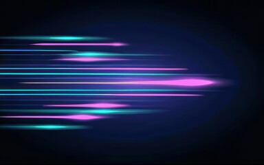 Futuristic Glow Abstract Technology with Blue and Purple Light Lines