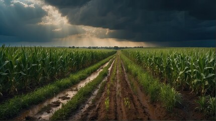 Fototapeta premium cornfields backdrop, pathway, wedding backdrop, photography backdrop, 