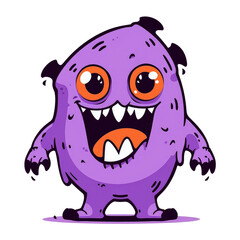 Fototapeta premium Creepy creature design generative ai. Scary monster game character