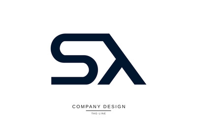 SX, XS, Abstract Letters Logo Monogram