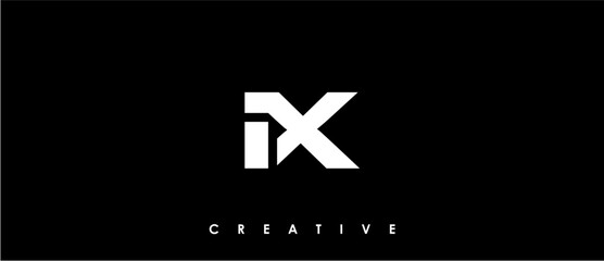IX Letter Initial Logo Design Template Vector Illustration