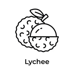 A white pulpy fruit with thin shell around showing lychee, rich taste fruit