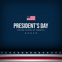 President’s Day Background Design.