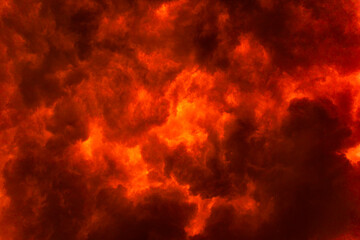 Fire clouds