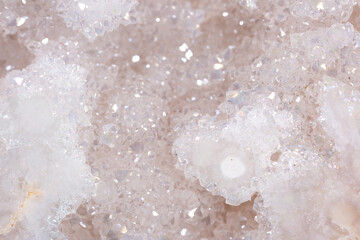 Brilliant Precious stones. Mineral crystals in the natural environment. Texture of precious and...