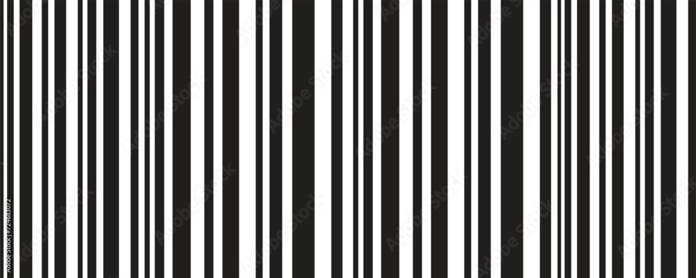 Poster set of barcode vector icon. trendy bar code for web icon. abstract barcode vector icon illustration.