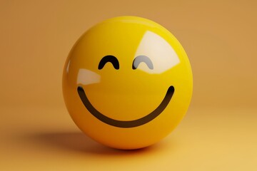 Fototapeta premium Smileys emojis convey happiness and emotions. Heartwarming symbol icons promote positive vibes. Handy emoticons professional communication and personalized care. Kindred spirit service desk strategy.