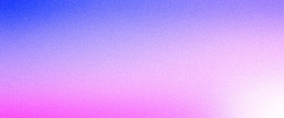 Ultrawide blue purple pink lilac azure abstract gradient grainy premium background with concrete wall texture. Perfect for design, banner, wallpaper, template, art, creative projects, desktop