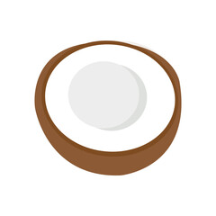 Half Coconut Icon