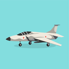 vector flat military aircraft