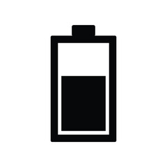 Battery Icon Vector Simple Design