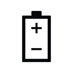 Obraz premium Battery Icon Vector Simple Design