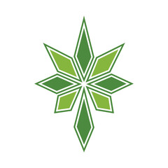 Cannabis Abstract Logo Design