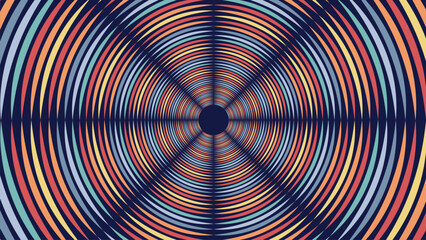 Abstract spiral dotted round vortex style creative background.