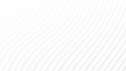 Obraz premium 3D Abstract White Waves With Shadow Background
