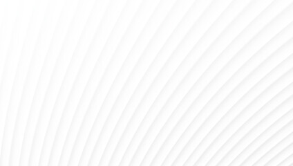 Obraz premium 3D Abstract White Waves With Shadow Background