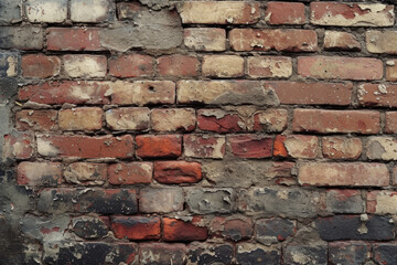 Timeless Texture: A Rustic Brick Wall
