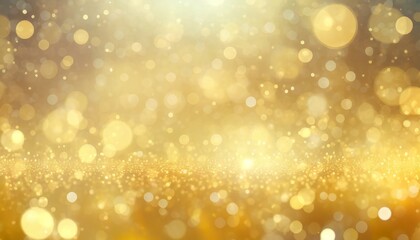 glitter defocused abstract twinkly lights with golden dust and shine bright futuristic luxury for christmas and party backdrop  technology