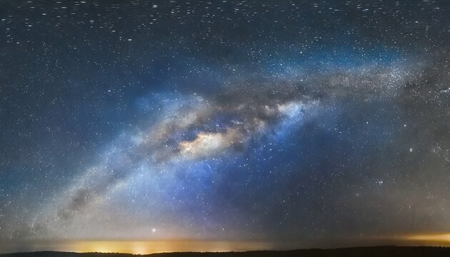 panorama milky way galaxy with stars and space dust in the universe © Kelsey