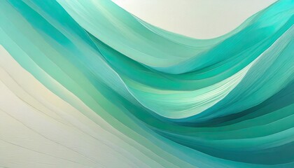 a tranquil union of mint green and seafoam blue abstract shape 